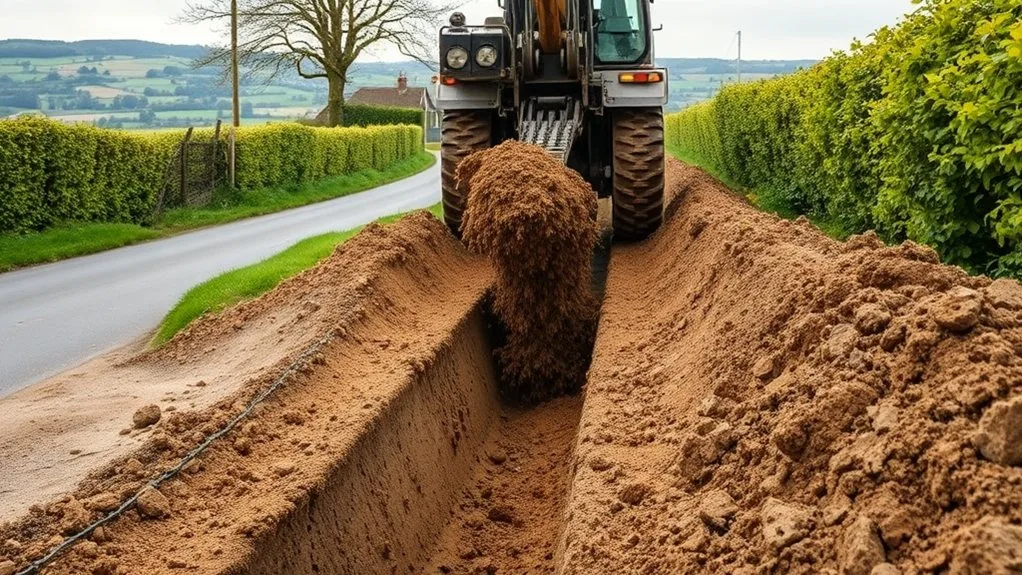 Chain Trenching in West Malling | Fast, Clean Trench Excavation